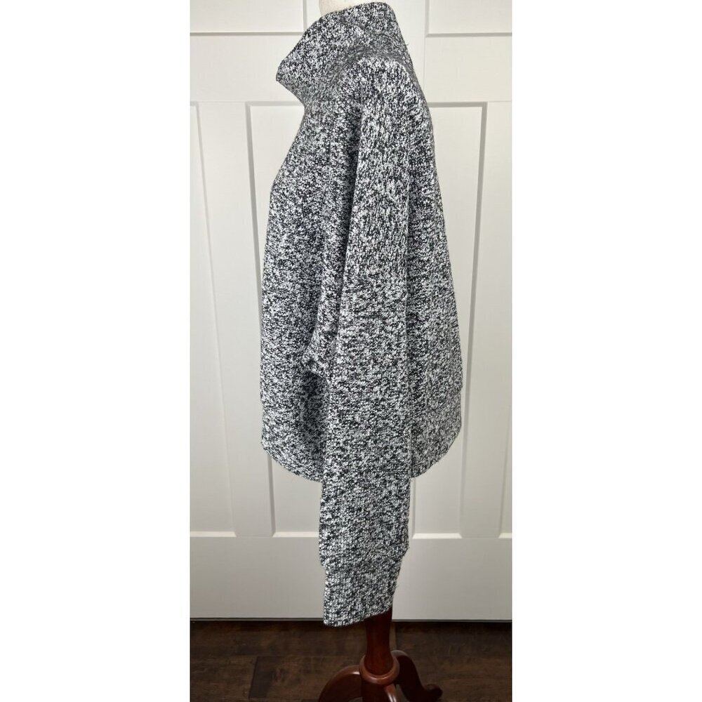 NWOT Aerie OFFLINE Snowday Mock Neck Crop Sweater Pullover Gray Black XL Soft - Picture 3 of 11